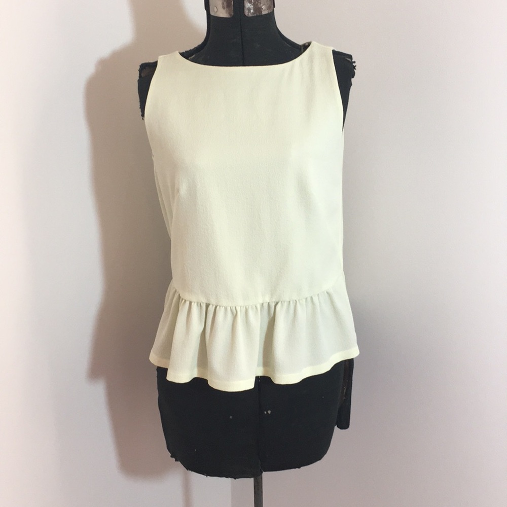 French Connection Open Back Peplum